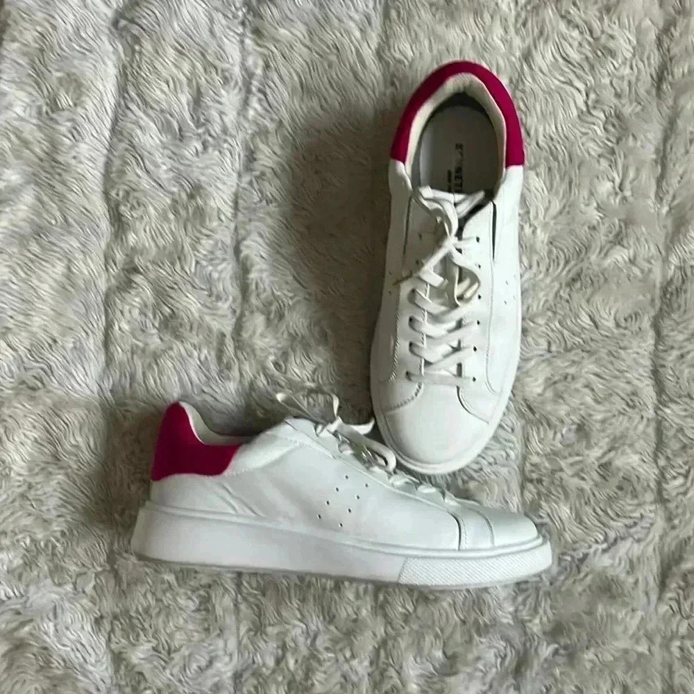 Kenneth Cole‎ New York, white and pink fashon sneaker women’s size 7